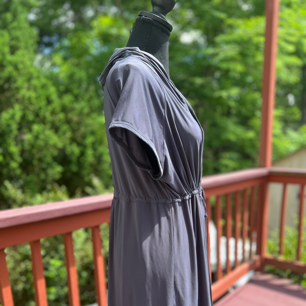 MAGIC SUIT GRAY WOMENS COVERUP WITH HOOD SIZE MEDIUM - Picture 6 of 11